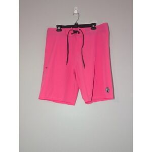 Body Glove Vapor Board Shorts Mens 36 Neon Pink Water Repellent 4-Way Stretch